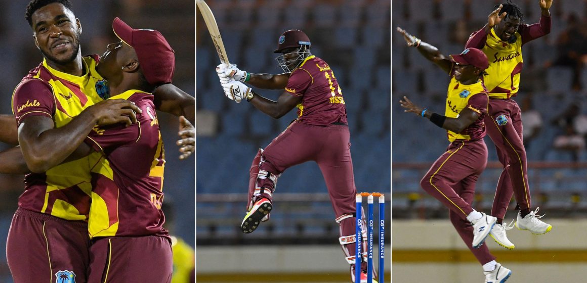 Australia lose 6 for 19 as McCoy, Walsh give West Indies 1-0 lead