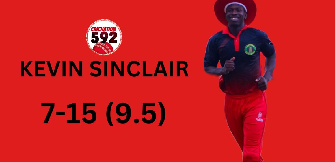 Sinclair’s stunning seven-wicket haul leads Berbice to win over Demerara