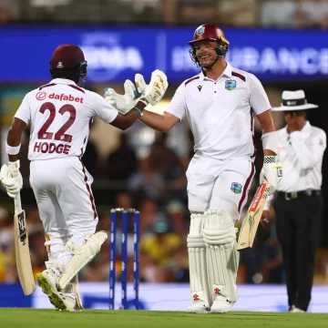 Da Silva, Hodge lead West Indies’ recovery on see-saw day