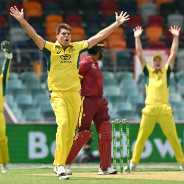 Australia trash West Indies in shortest men’s ODI played on Aussie soil