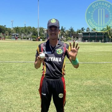Regional U15: Khan and Griffith rattle Trinidad as Guyana win big