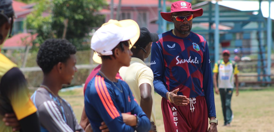 More than 40 youths benefit from Sir Curtly Ambrose/BCB fast bowling clinic