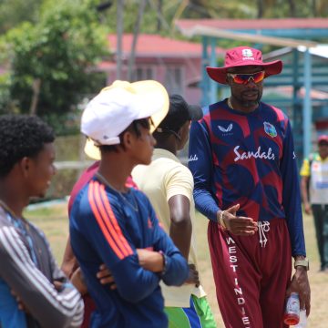 More than 40 youths benefit from Sir Curtly Ambrose/BCB fast bowling clinic