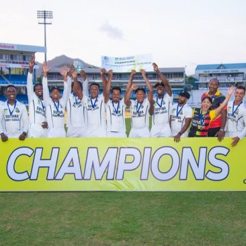 Guyana Harpy Eagles win back-to-back Regional Four-Day titles
